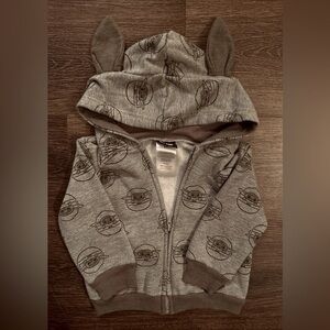 Star Wars toddler zip up hoodie, size 2T